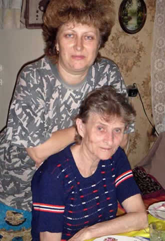 С дочерью Светланой. Ташкент-2006